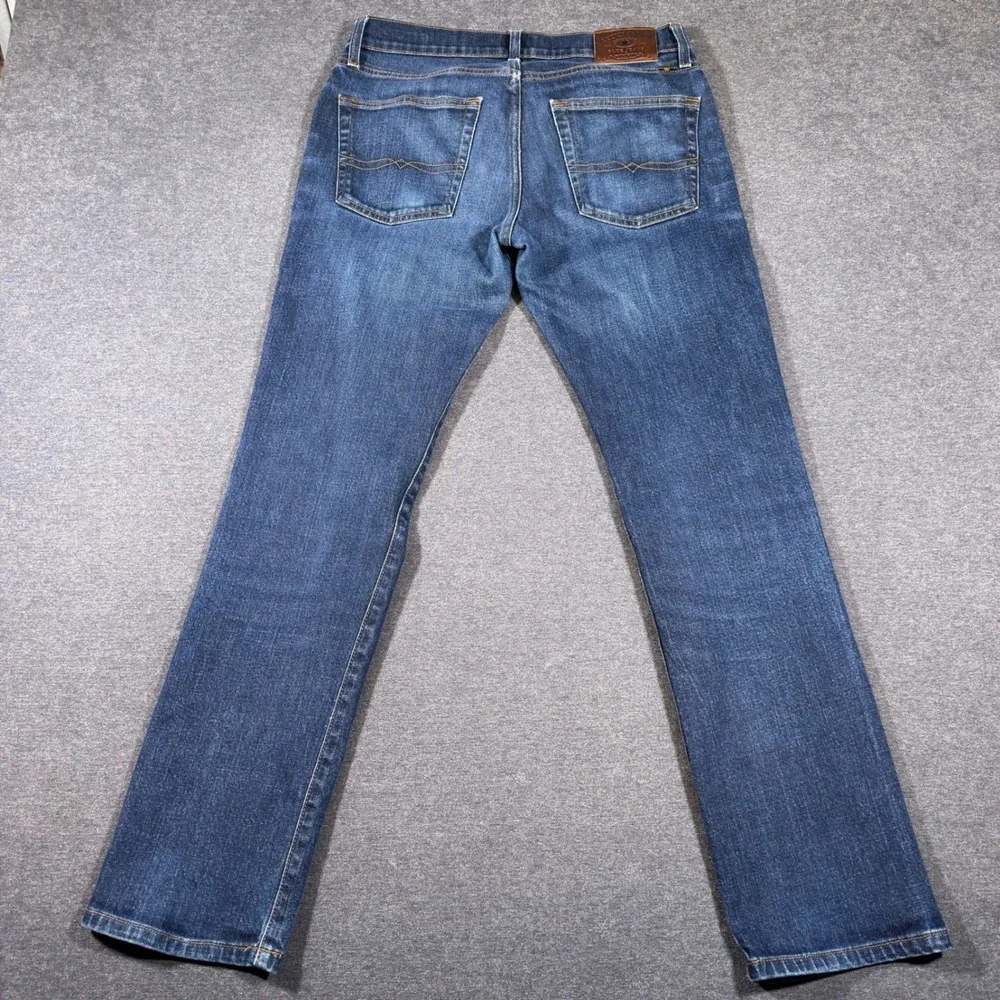 Lucky Brand 221 Original Straight Jeans Men 31x32 Blue Denim Stretch Casual